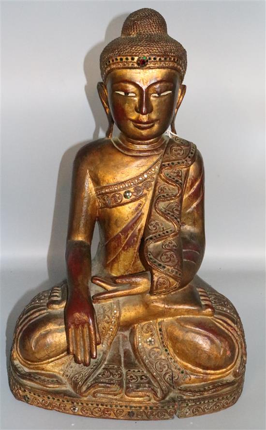 Carved Burmese Buddha